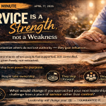 Mindful Minute: Service Is a Strength, not a Weakness