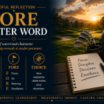 Mindful Reflection: FORE Letter Word